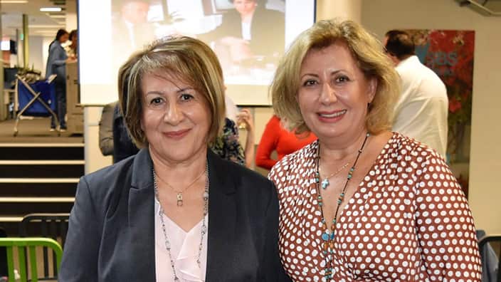 Marie Myssy and Sylva Mezher
