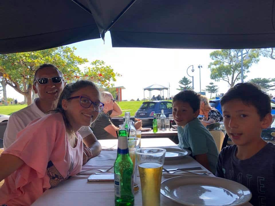Marisol Ricaurte y su familia