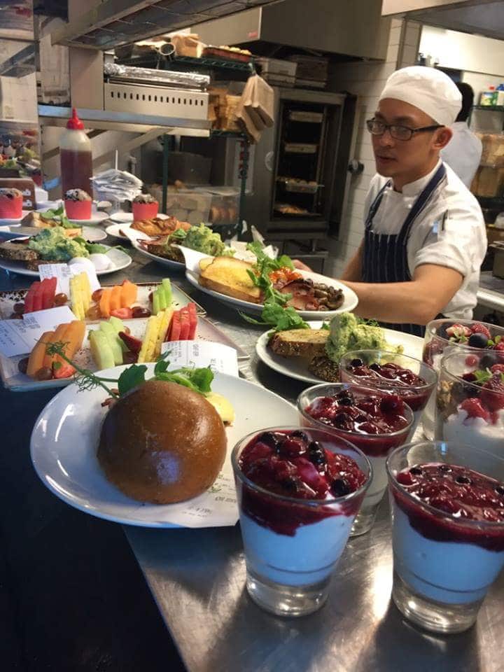 Mark Guilas started off as kitchen hand but now he is a chef.