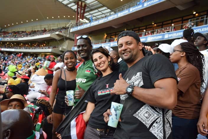 Mashabiki wa shujaa, katika michuano ya Sydney 7s 2019
