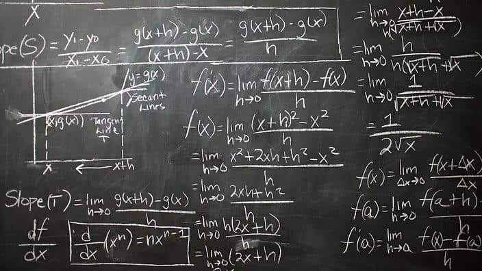 Calculus on blackboard