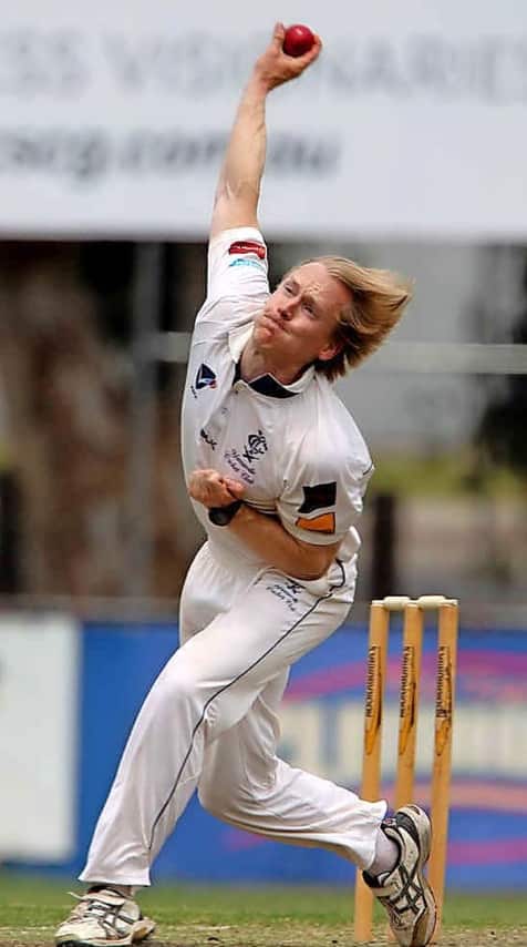 Matthew Grose in action on the cricket field