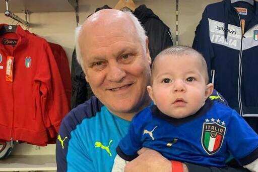 Ernesto Meduri con il nipotino