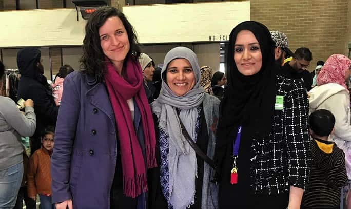 An event organised by the community group for migrant women.