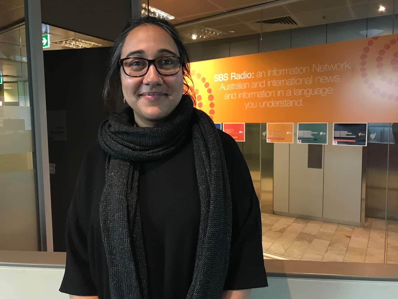 Meena Singh at SBS Punjabi studios