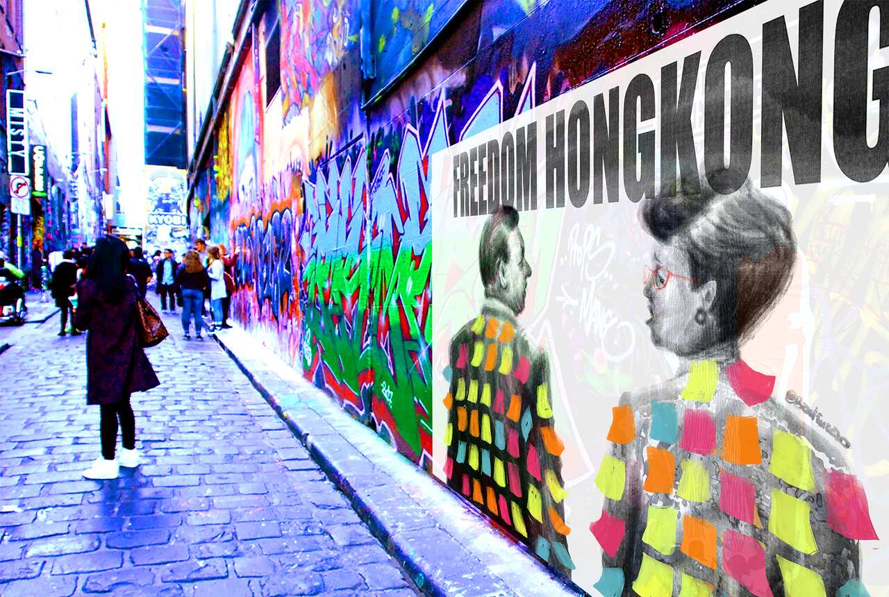 Hoiser Lane to set up Lennon Wall for Hong Kong