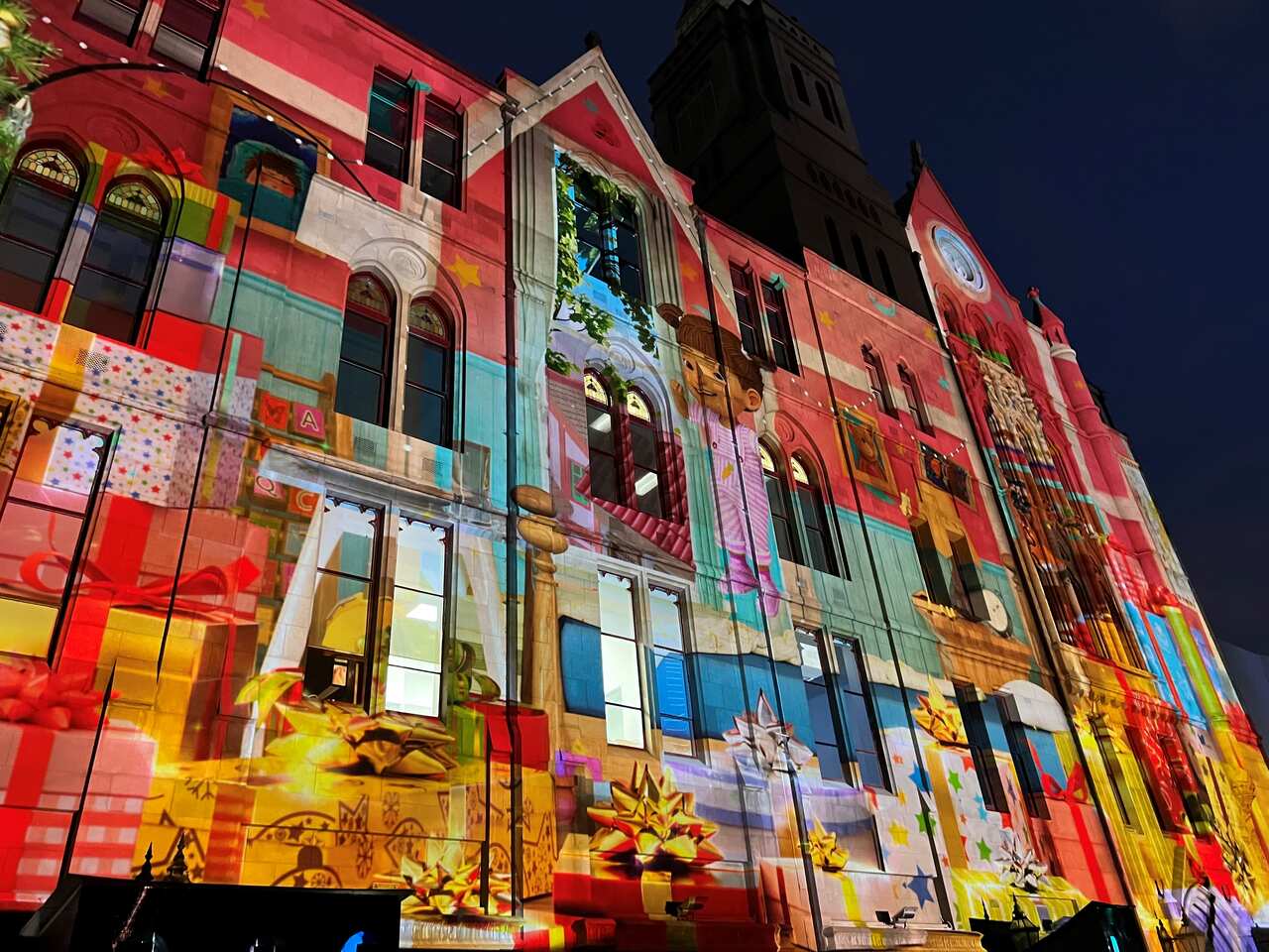 Melbourne Christmas Projections 2021