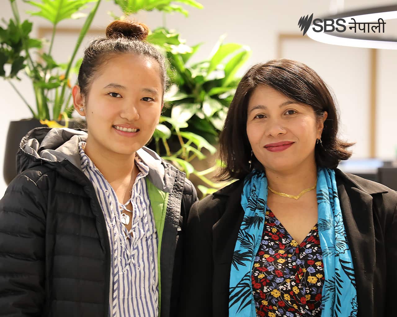 Merina Gurung and KajalKiran Singh Bhandari from Nari Nikunja NRNAA Victoria