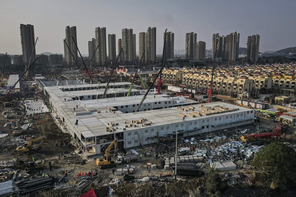 10 Day Wuhan Hospital near completion
