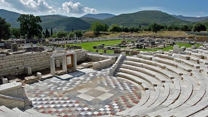 Το Εκκλησιαστήριο ή “Ωδείον” της Αρχαίας Μεσσήνης.