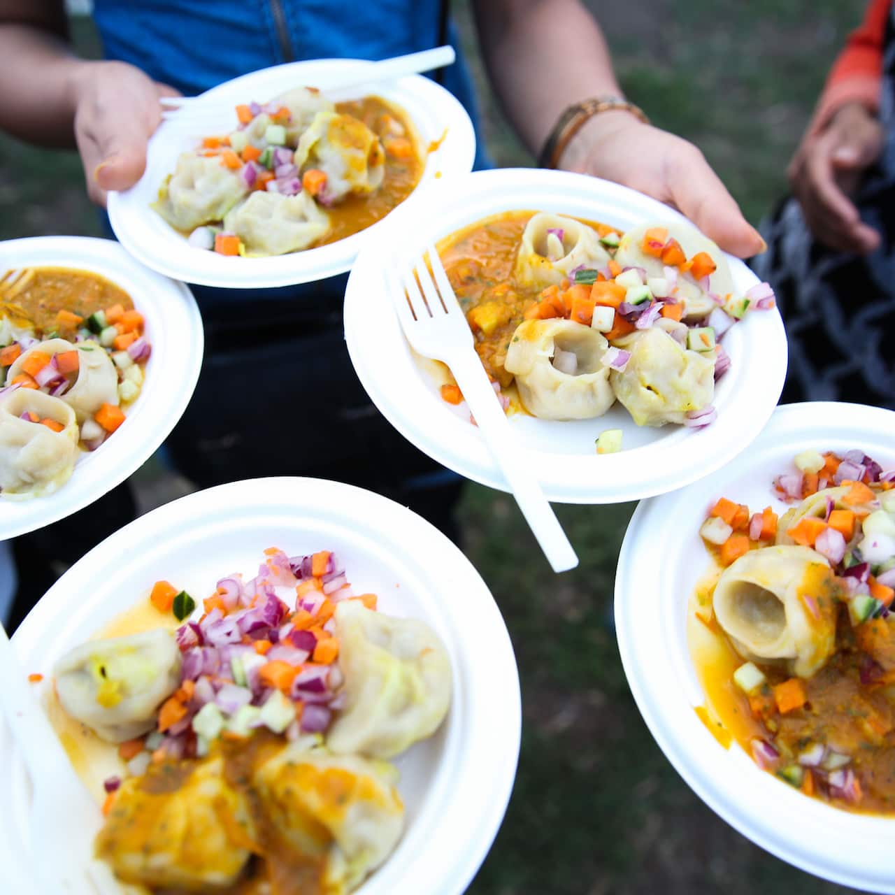 Various types of Momo