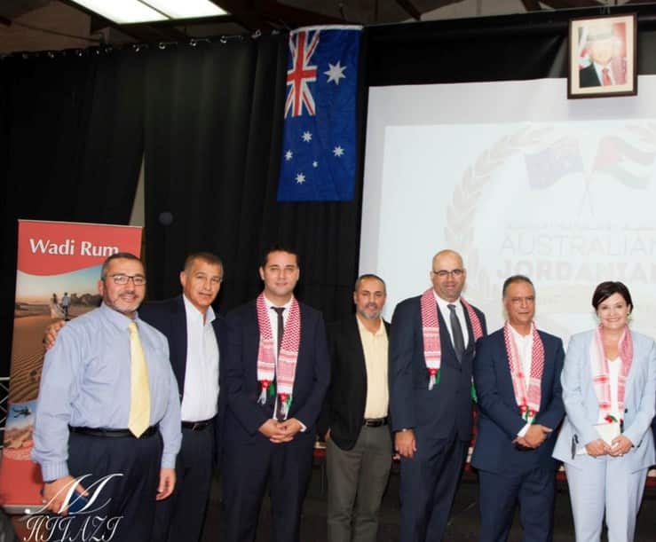 محمد القاضي في إحدى فعاليات الجمعية الأسترالية الأردنية في سيدني 