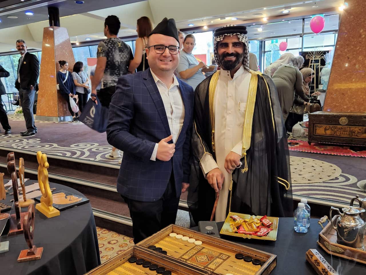 بسيم مشاركاً  في مهرجان ما بين النهرين 