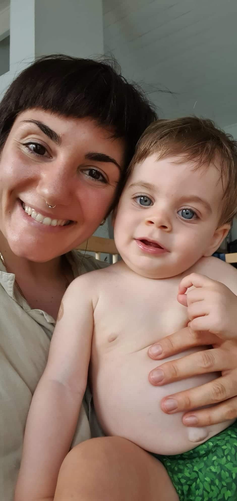 Micaela Di Stefano con su hija