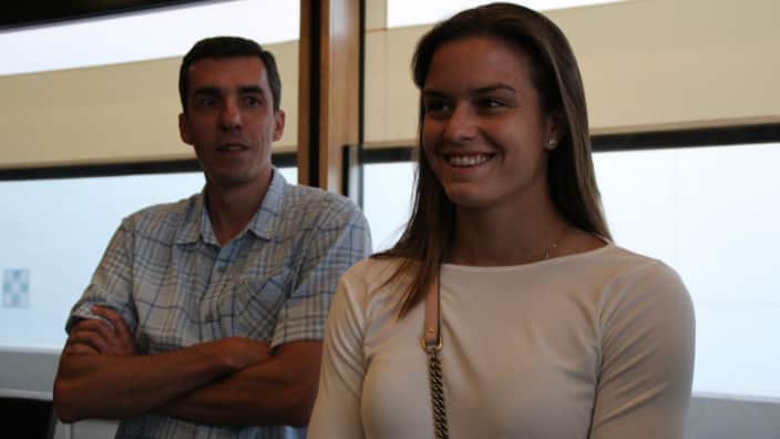 H Μαρία Σάκκαρη και ο Γενικός Πρόξενος της Ελλάδας στη Μελβούρνη, Δημήτριος Μιχαλόπουλος