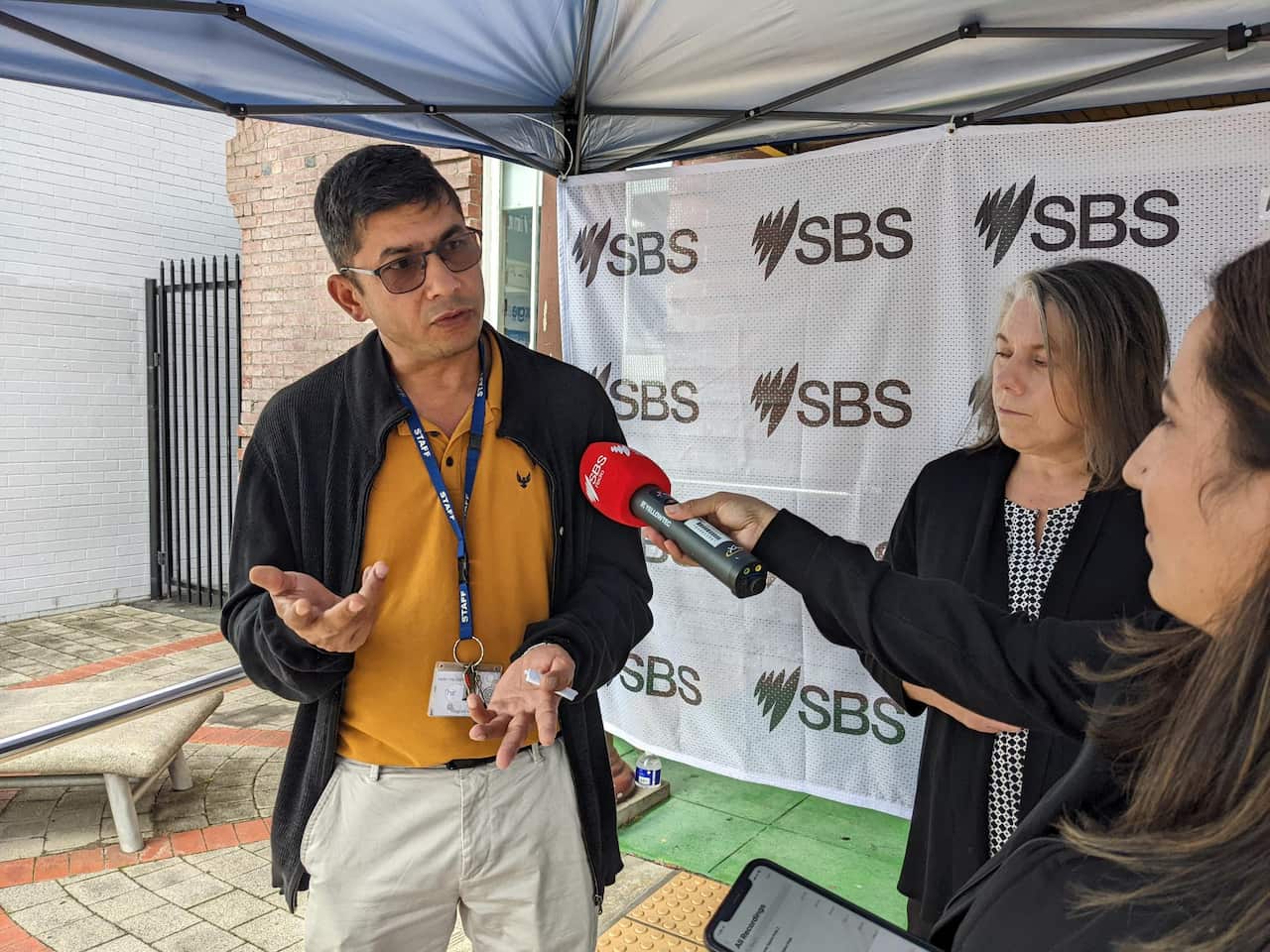 SBS Nepali at the 2022 Election Exchange program in Hobart, Tasmania.