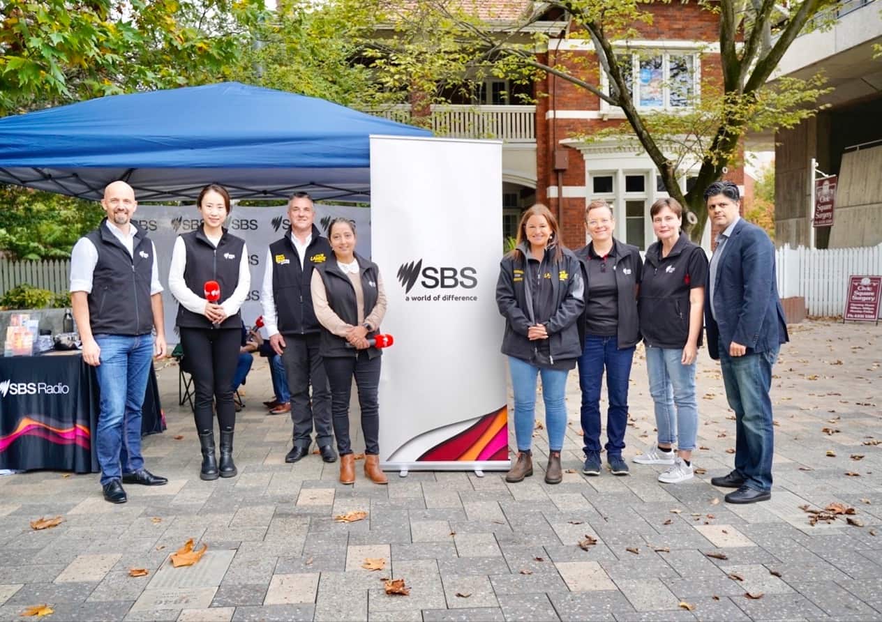 SBS Nepali at the 2022 Election Exchange program in Launceston, Tasmania.