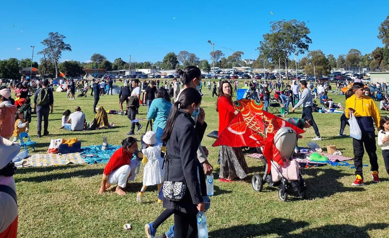 Kite Flying Festival in Castle Hill Showground