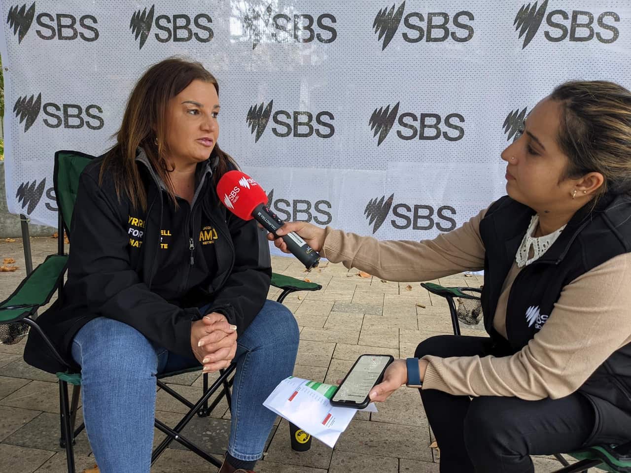 SBS Nepali at the 2022 Election Exchange program in Launceston, Tasmania.