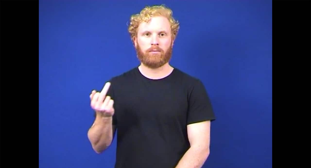 middle finger