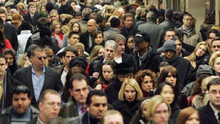 People walking on the streets