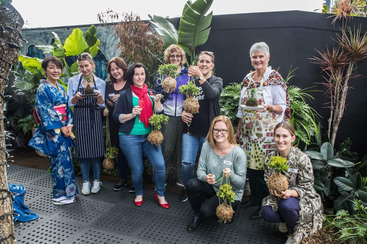 Mikiko Inoue Japanese culture kokedama