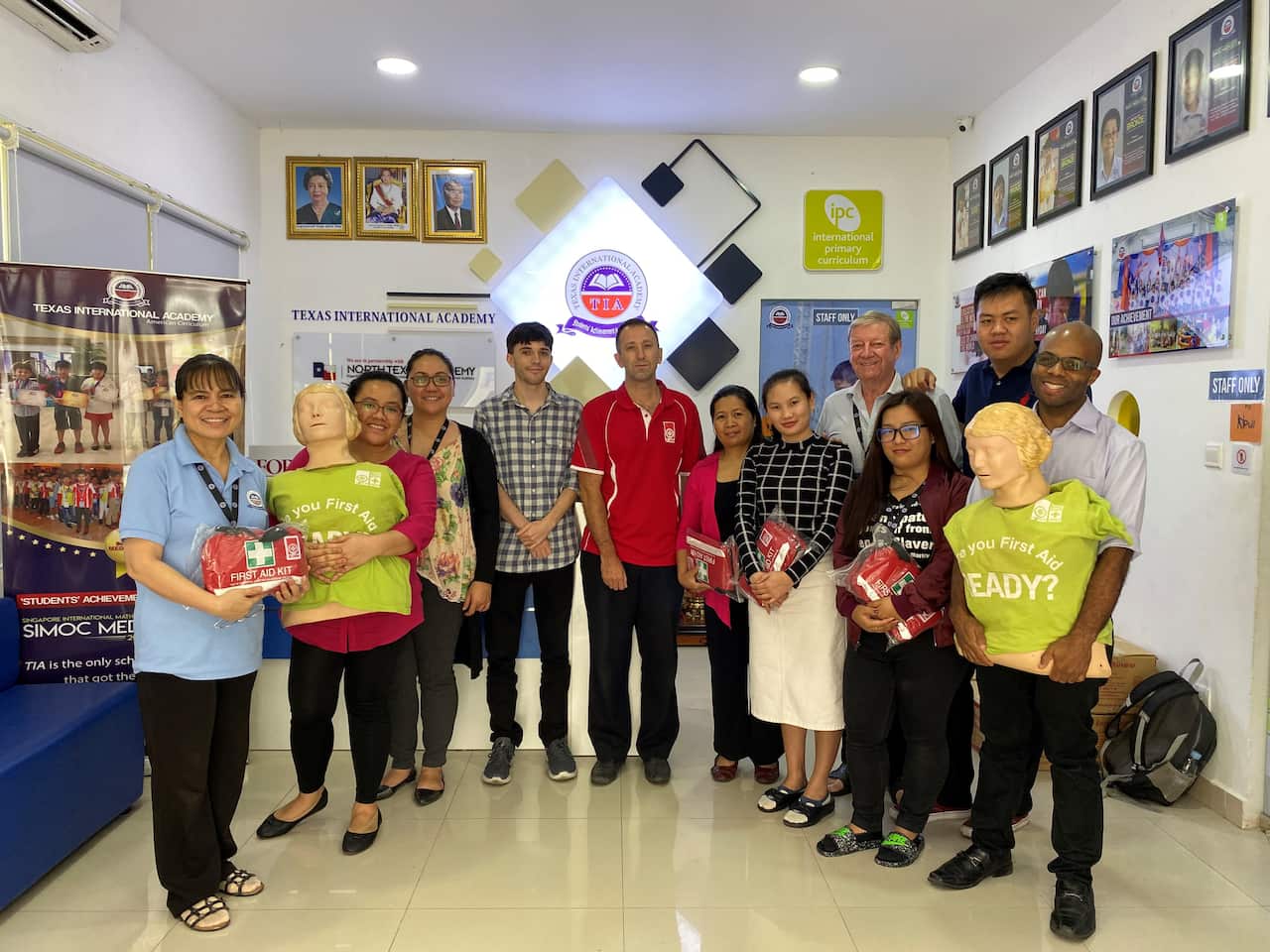 Mile Glamcevski during a First-Aid course in Cambodia