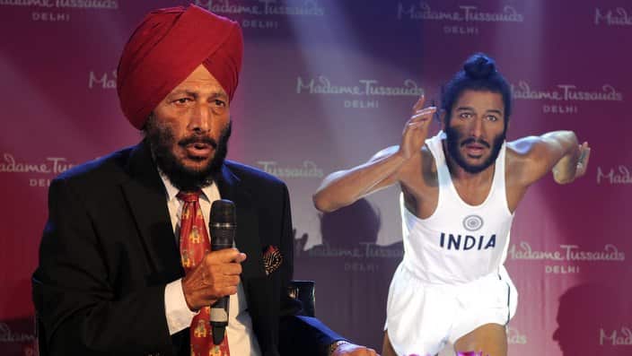 Legendary Athlete Milkha Singh Unveiled His Wax Statue For Madame Tussauds Museum Delhi