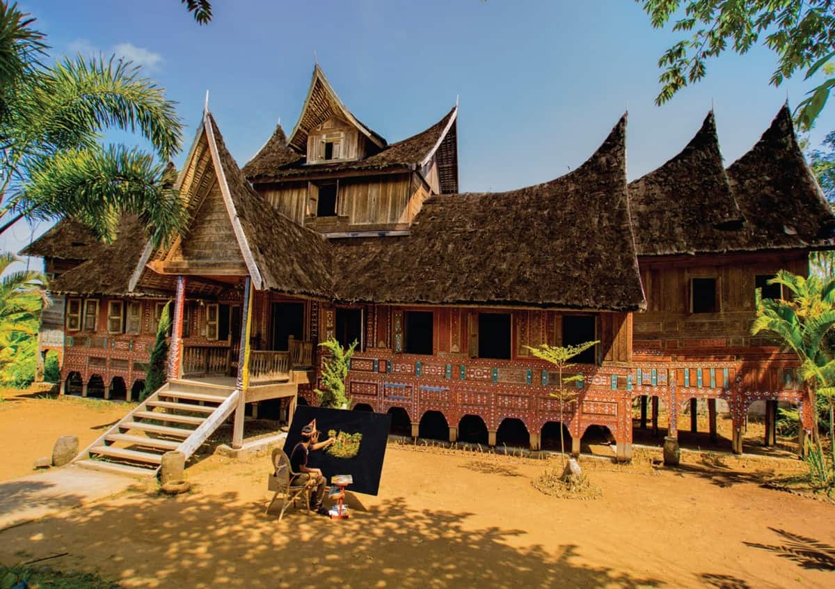 Traditional Minangkabau House at Taman Nusa, Bali