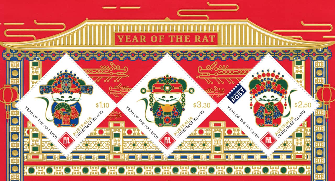 Year of the Rat 2020 stamp minisheet