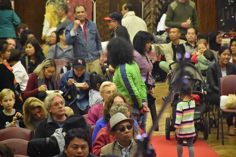 People flock to the Sate Festival in Melbourne in 2018.