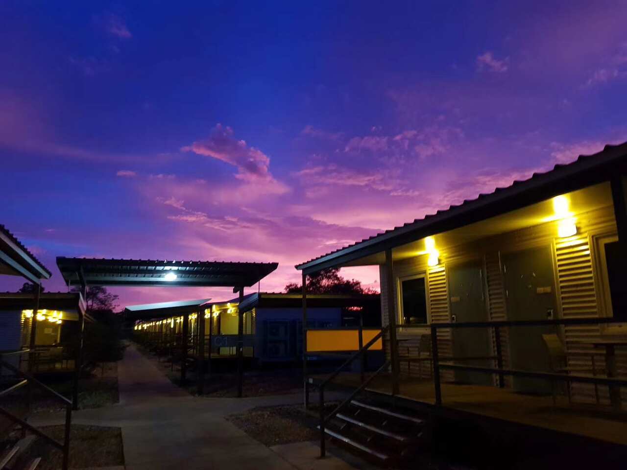 Quarantine facility where evacuees from Wuhan stay for their quarantine.