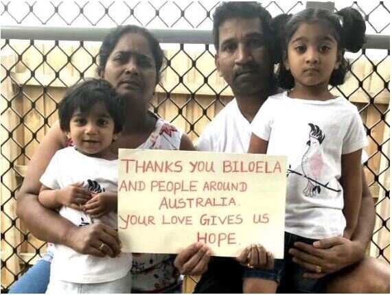 The Tamil family are being held on Christmas Island. Twitter