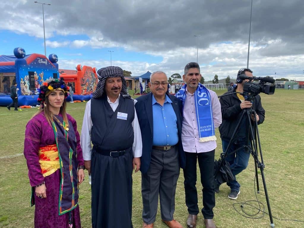 مجموعة من أطياف المكون العراقي في  إحدى المناسبات في أستراليا