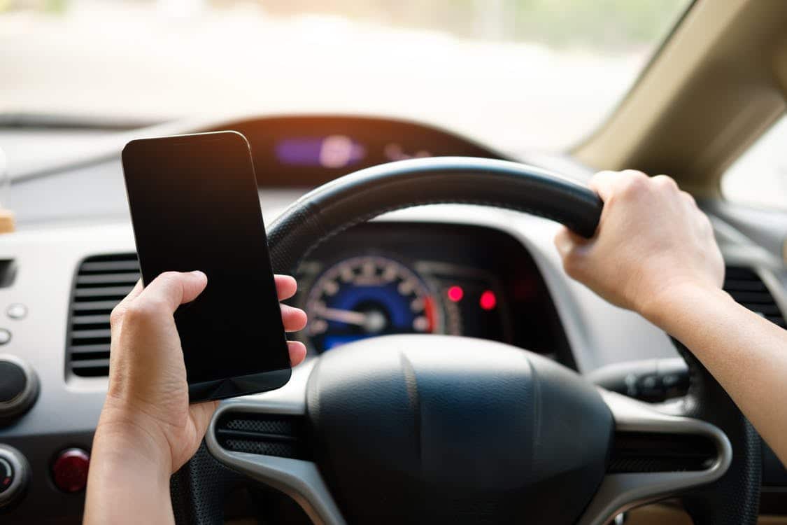 using mobile phone while driving