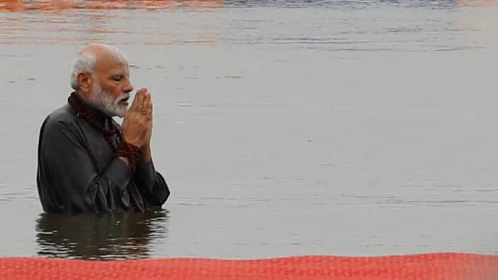 Narendra Modi at Kumbh