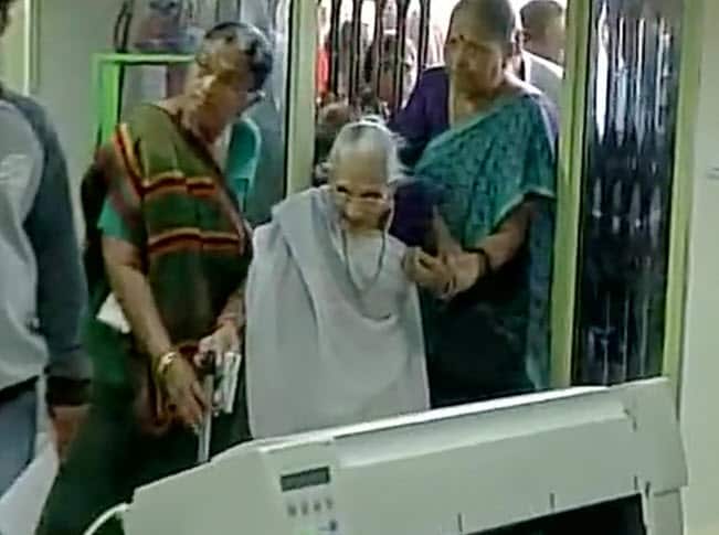 Indian Prime Minister Modi's mother