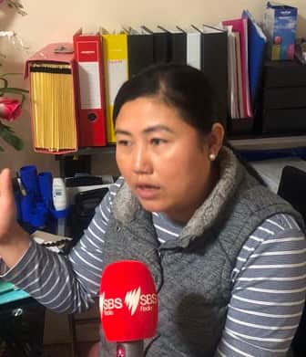 Moe Hnin Thwe, a chairperson of the Melbourne Karen Buddhist Association (MKBA).