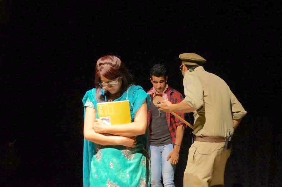 Another scene from the rehearsal of Moga to Melbourne
