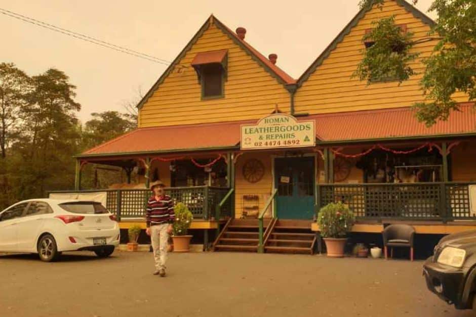 Roman Leathergoods before the NYE fires.
