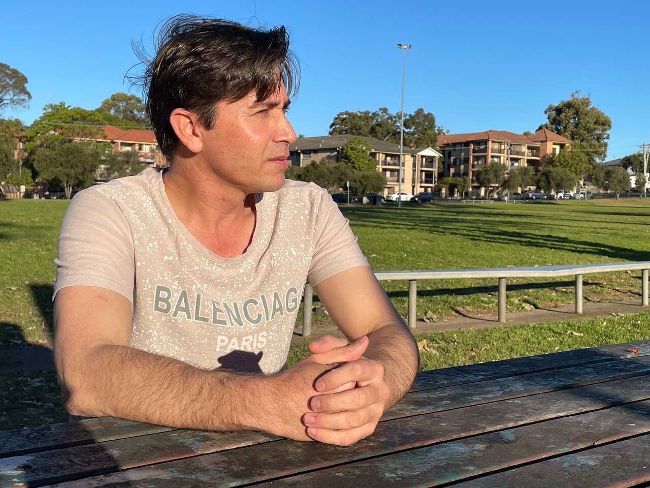 Mohammad Saleem in Sydney, who left his family in Afghanistan in 2013 to seek asylum in Australia.