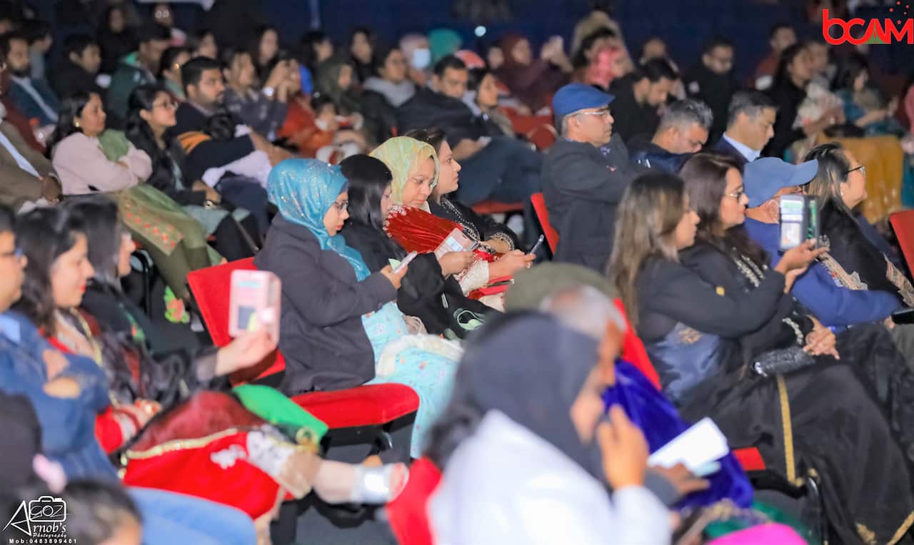 Part of the audience at the event