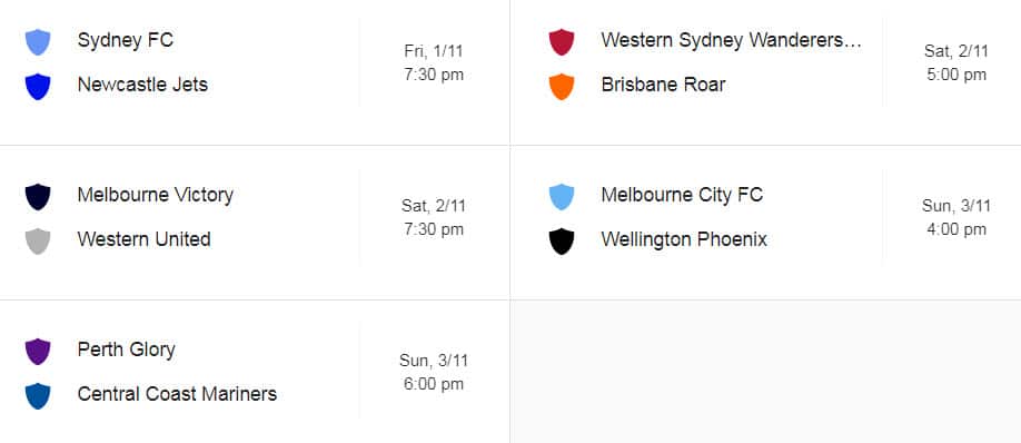 Round 4 A-League 2019