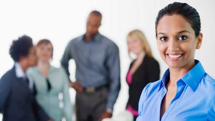 Businesswoman in Meeting