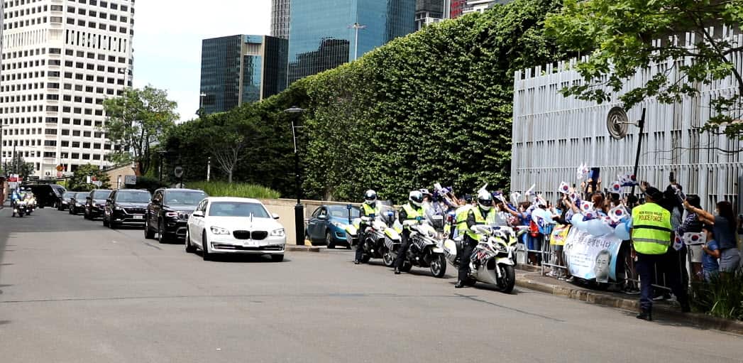 Korean-Austrailans are wating for South Korean president Moon Jae-in 