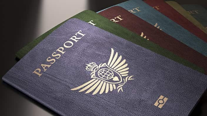 Selection of passports