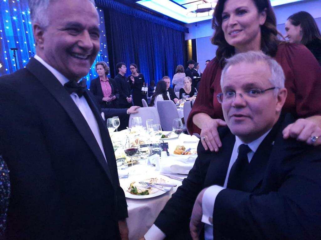 Mr Abbass was a finalist at the 2019 Ethnic Business Awards, where he met Prime Minister Scott Morrison.