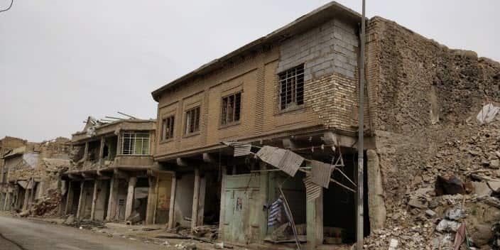 Destruction in Mosul 
