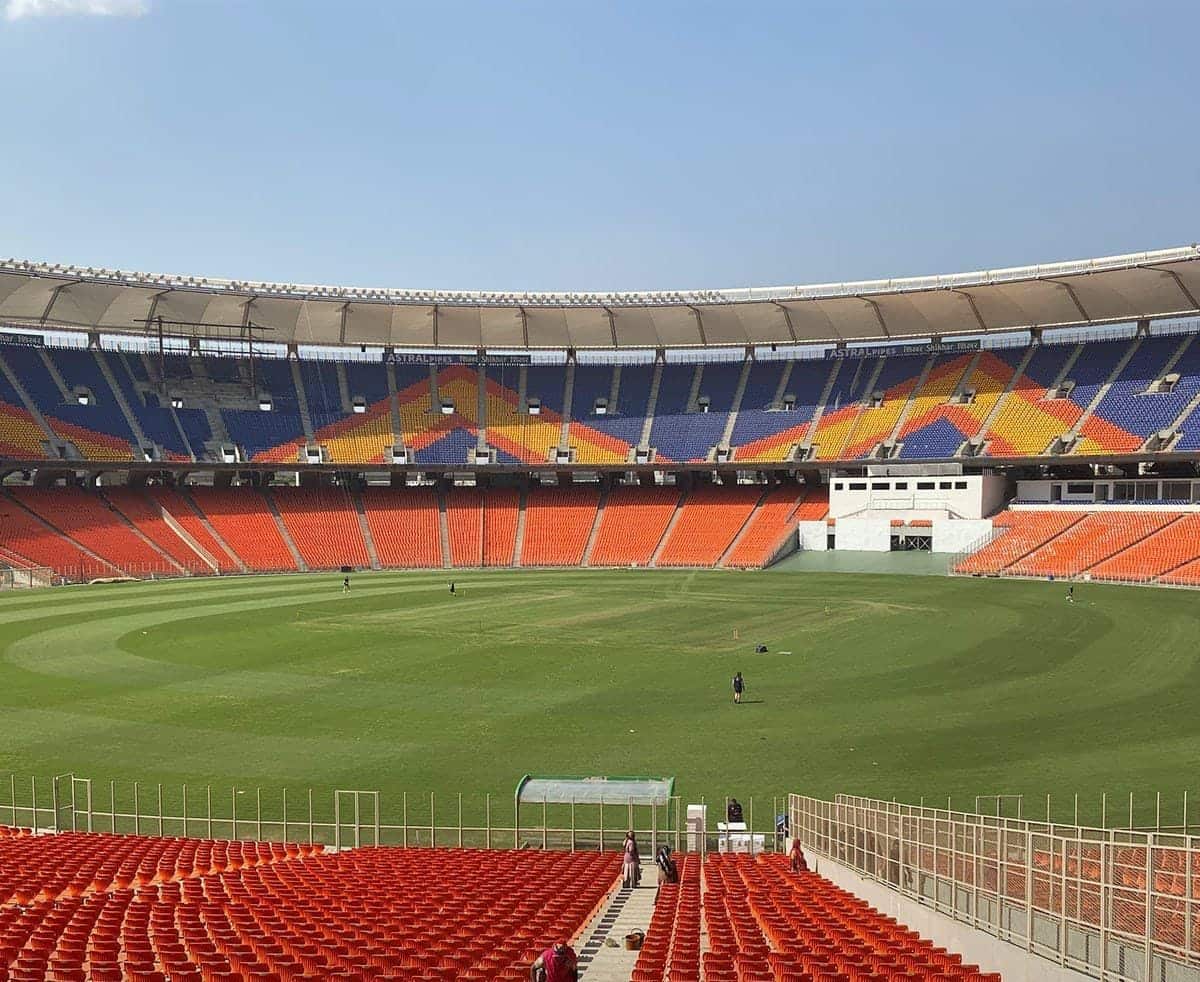 Motera stadium in Ahmedabad is World's largest cricket stadium.