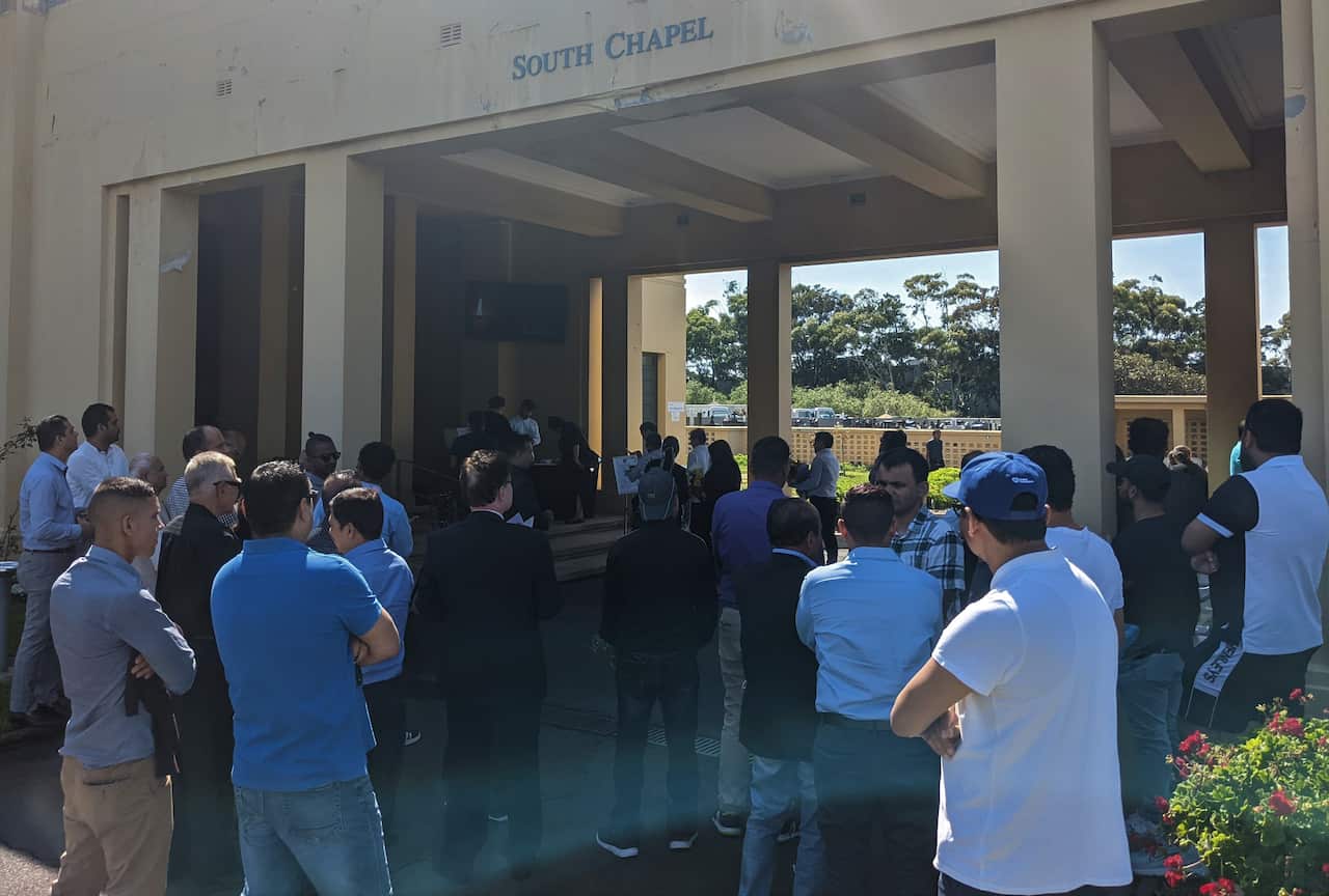 Mourners from the Nepali community gather in Sydney to remember late Tika Karki